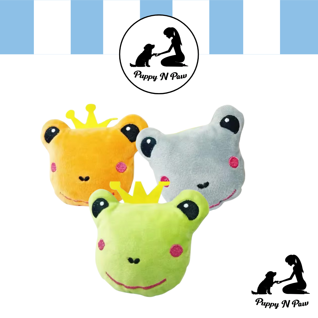 Puppy N Paw The Frog Prince Plush Toy for Pets