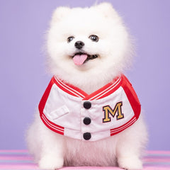 Momoji Basepaws Bib - ผ้าพันคอสำหรับสัตว์เลี้ยง ชุดเบสบอล