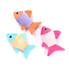 Puppy N Paw Tiny Glitter Fish - ของเล่นแมวและหมาเล็กรูปปลา
