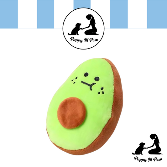 Puppy N Paw Avocado Plush Toy for Pets ของเล่นสุนัข สำหรับกัด มีเสียง
