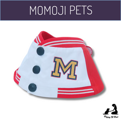 Momoji Basepaws Bib - ผ้าพันคอสำหรับสัตว์เลี้ยง ชุดเบสบอล