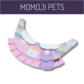 Momoji Bear Bib - ชุดสุนัข ชุดแมว ชุดสัตว์เลี้ยง ผ้าพันคอสุนัข สีพาสเทล