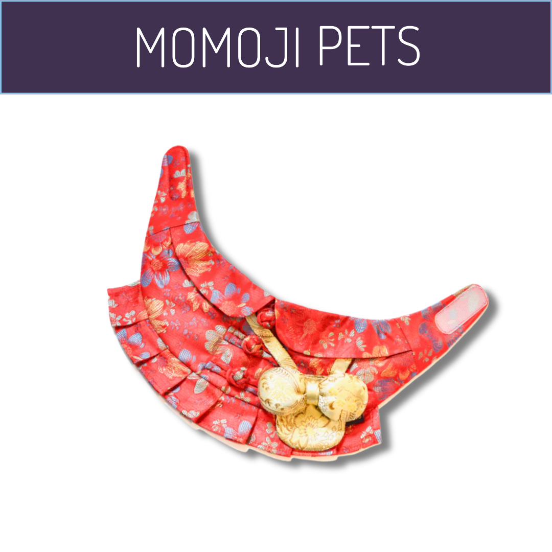 Momoji Kunghey Bib - Berry Red