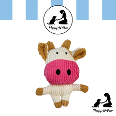 Puppy N Paw Animal Big Head 4 Plush Toy with Squeaky for Pets