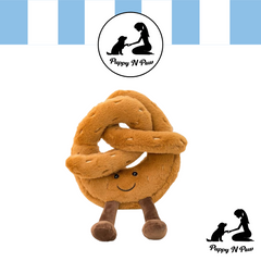 Puppy N Paw Breakfast Bread Dog Toy