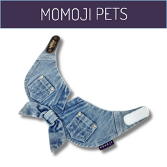 Momoji D'Aguilar Bib - Sky Denim ผ้าพันคอสุนัข