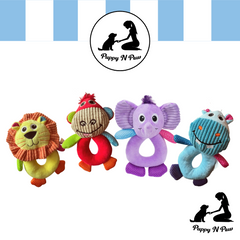 Puppy N Paw Friends 4 Fun Plush Toy ของเล่นตุ๊กตา สำหรับหมาเล็ก