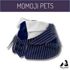 Momoji Queensway Bib ผ้าพันคอสุนัข ผ้าพันคอสัตว์เลี้ยง ชุดสูททางการ