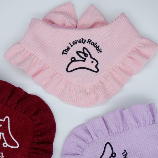 The Lonely Rabbit Fluff Flip Scarf ผ้าผันคอน้องหมาน้องแมว เป็นได้ทั้งโบว์หรือผ้าผันคอ มี 7 สี