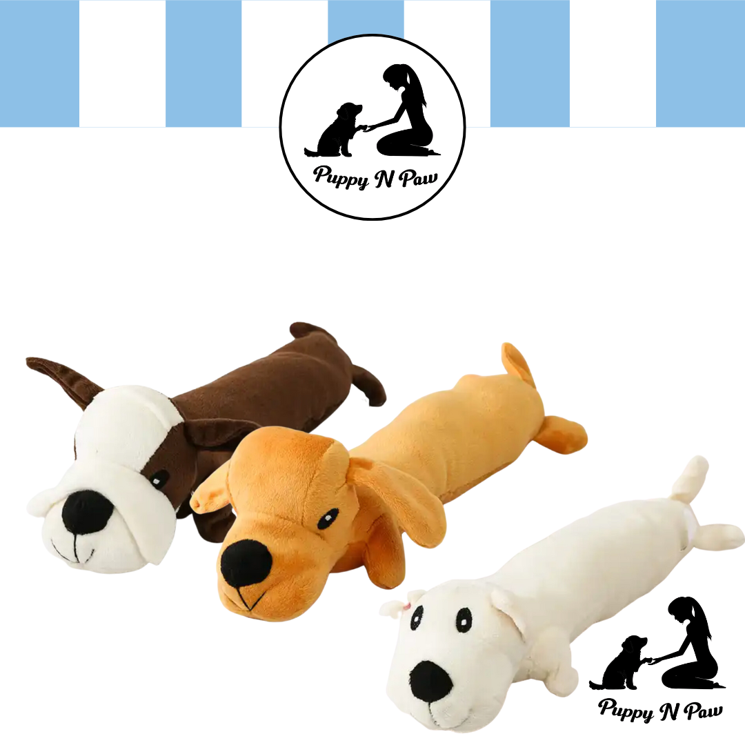 Puppy N Paw Long Dog Plush Toy for Pets