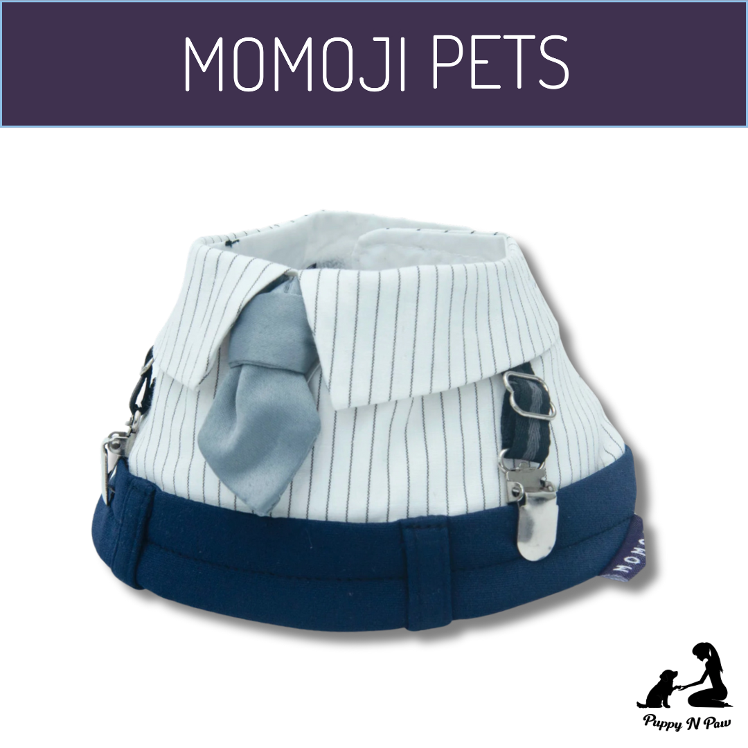 Momoji George Bib - Mirage Blue