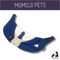 Momoji Queensway Bib ผ้าพันคอสุนัข ผ้าพันคอสัตว์เลี้ยง ชุดสูททางการ