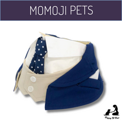 Momoji Queensway Bib ผ้าพันคอสุนัข ผ้าพันคอสัตว์เลี้ยง ชุดสูททางการ