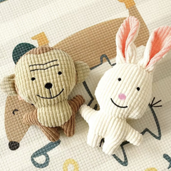 Puppy N Paw Animal Big Head 4 Plush Toy ตุ๊กตาผ้ากำมะหยี่ ของเล่นสุนัข สำหรับกัด