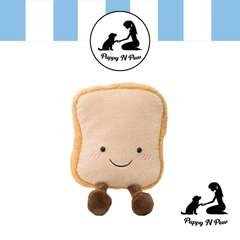 Puppy N Paw Breakfast Bread Dog Toy ตุ๊กตาขนมปัง สำหรับสุนัข ทนแรงกัด