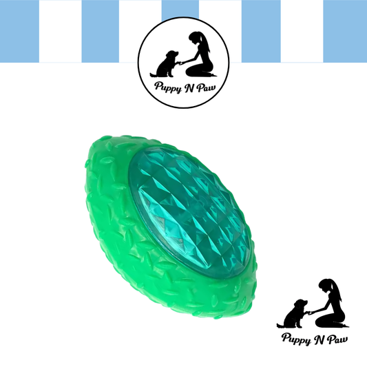 Puppy N Paw Small Rugby Ball Bite Resistant ของเล่นสุนัข ของกัด สำหรับสัตว์เลี้ยง
