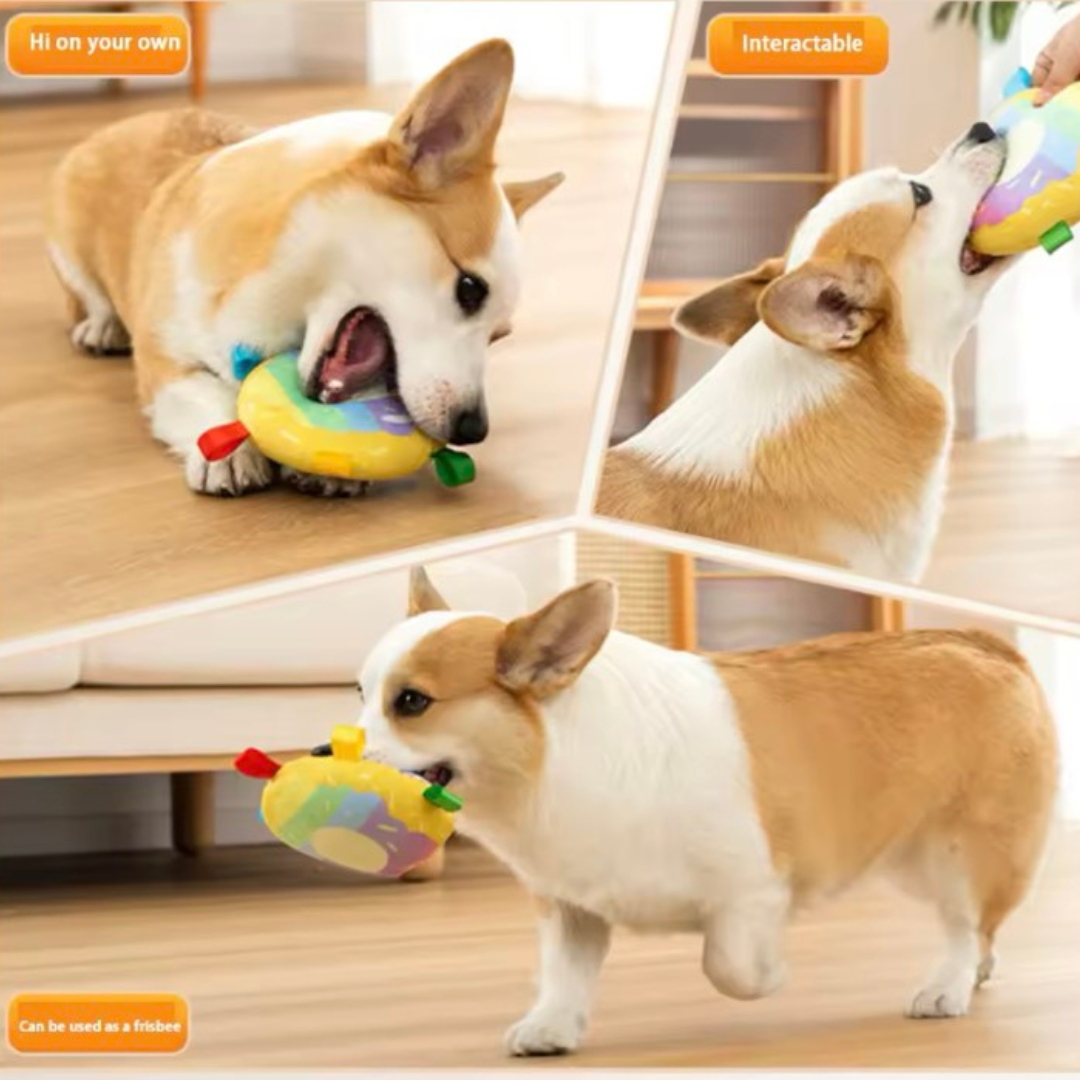 Puppy N Paw Round Plush Toy for Pets