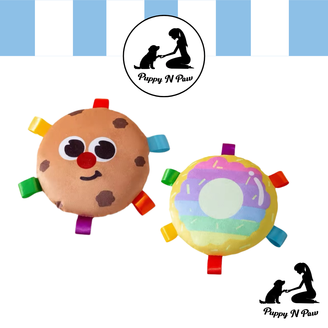 Puppy N Paw Round Plush Toy for Pets