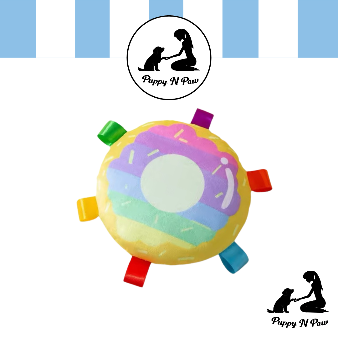 Puppy N Paw Round Plush Toy for Pets