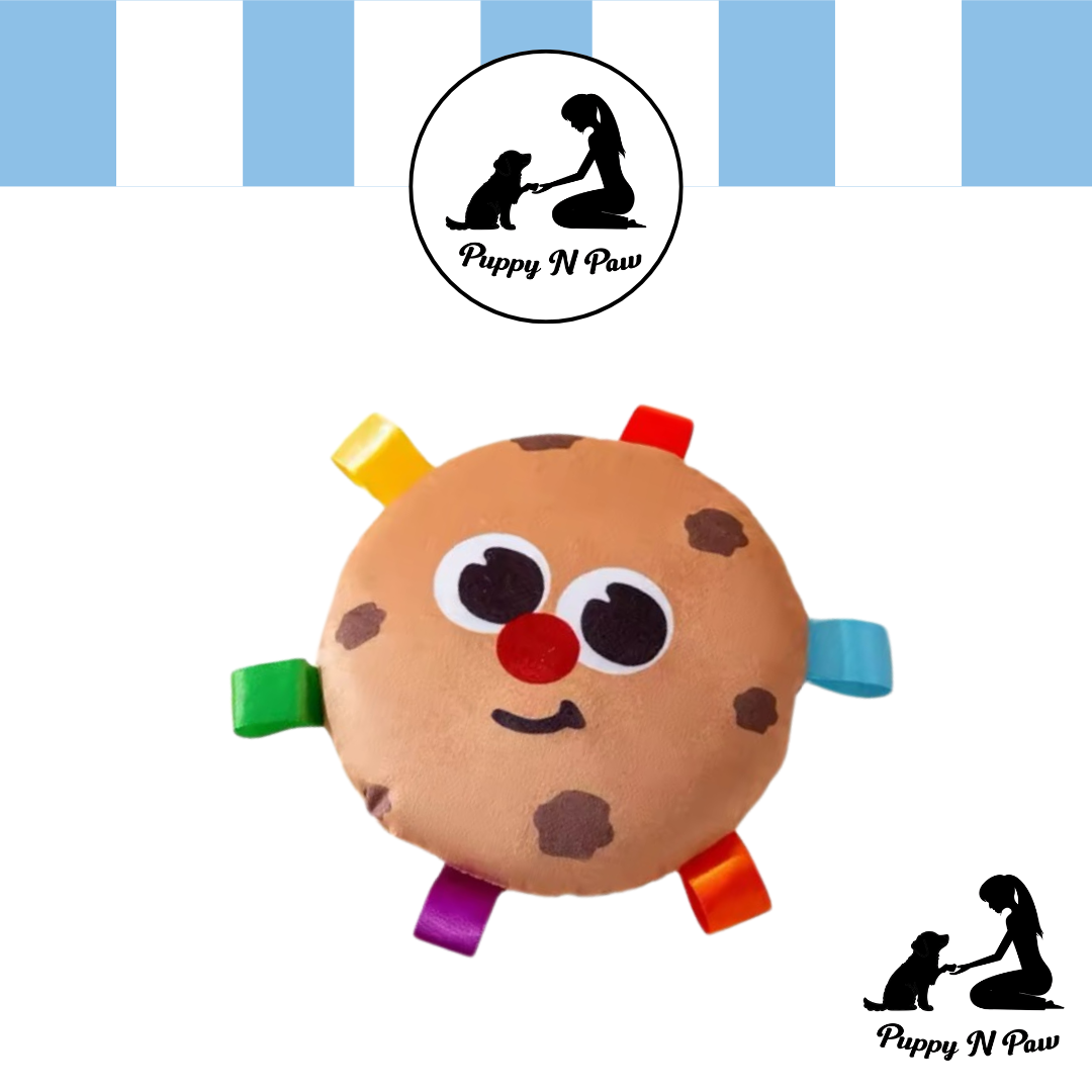 Puppy N Paw Round Plush Toy for Pets