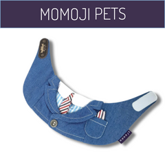 Momoji Wellington Bib - Cerulean Denim Blue ผ้าพันคอสุนัข