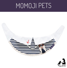 Momoji Deauville Bib - Cabane Stripe Navy