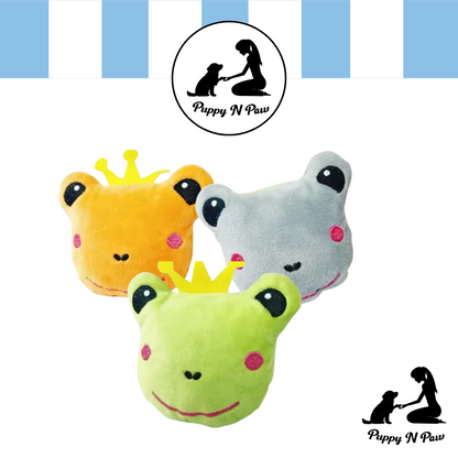 Puppy N Paw The Frog Prince Plush Toy for Pets