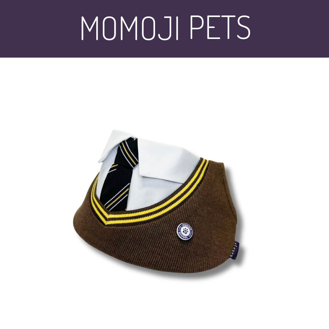 Momoji Stephen Bib - ชุดสัตว์เลี้ยง ผ้าพันคอสุนัข ชุดนักเรียนอินเตอร์