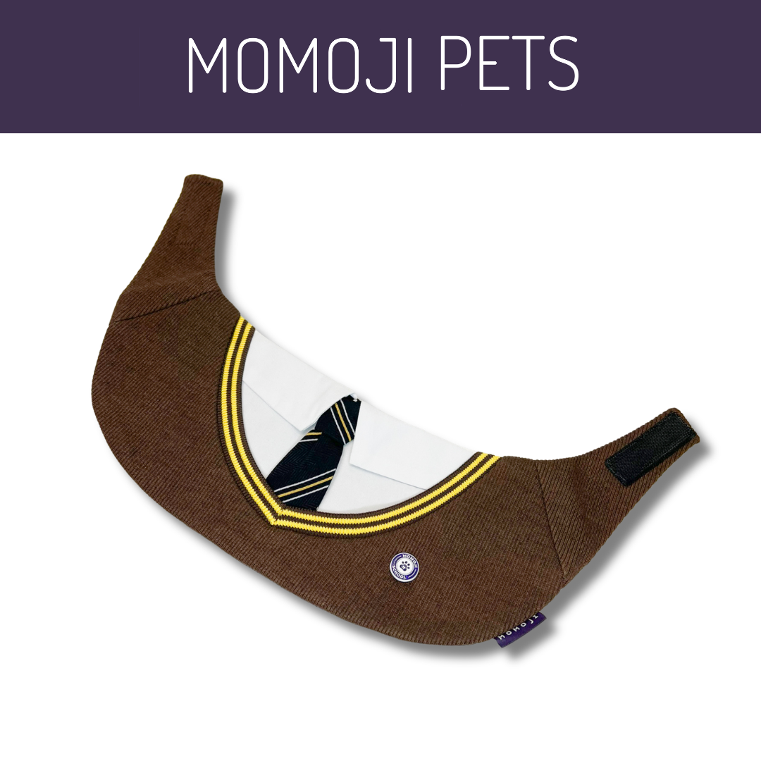 Momoji Stephen Bib - ชุดสัตว์เลี้ยง ผ้าพันคอสุนัข ชุดนักเรียนอินเตอร์