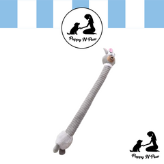 Puppy N Paw Animal Long Neck Plush Toy ของเล่นสำหรับสัตว์เลี้ยง ฝึกทักษะ ใช้กัด