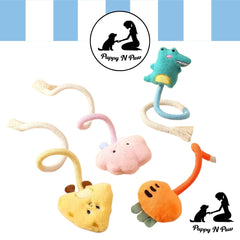 Puppy N Paw Long Tail Cat Toy - ของเล่นแมวเชือกถัก
