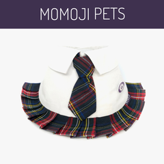 Momoji Stephen Bib - ชุดสัตว์เลี้ยง ผ้าพันคอสุนัข ชุดนักเรียนอินเตอร์