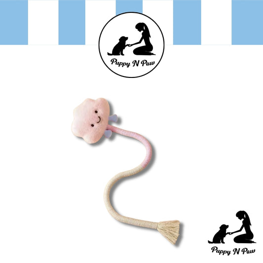 Puppy N Paw Long Tail Cat Toy - ของเล่นแมวเชือกถัก