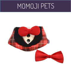 Momoji Bowen Bib - Bean Red