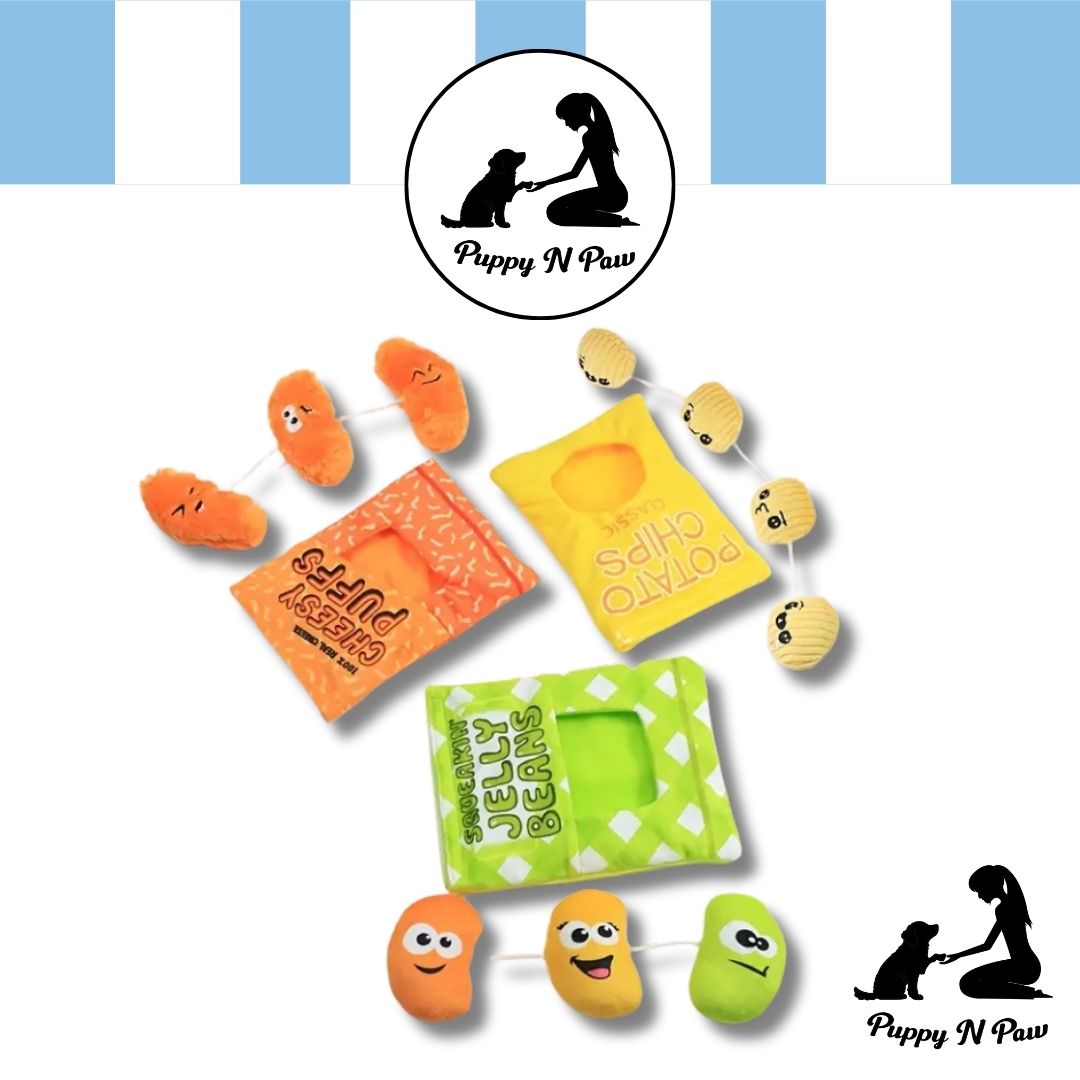 Puppy N Paw Squeaky Snack - ของเล่นซ่อนขนมหมา