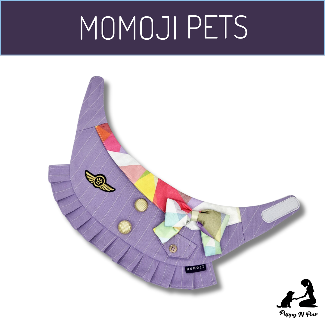 Momoji Air Stewardess Bib - Mauve Purple