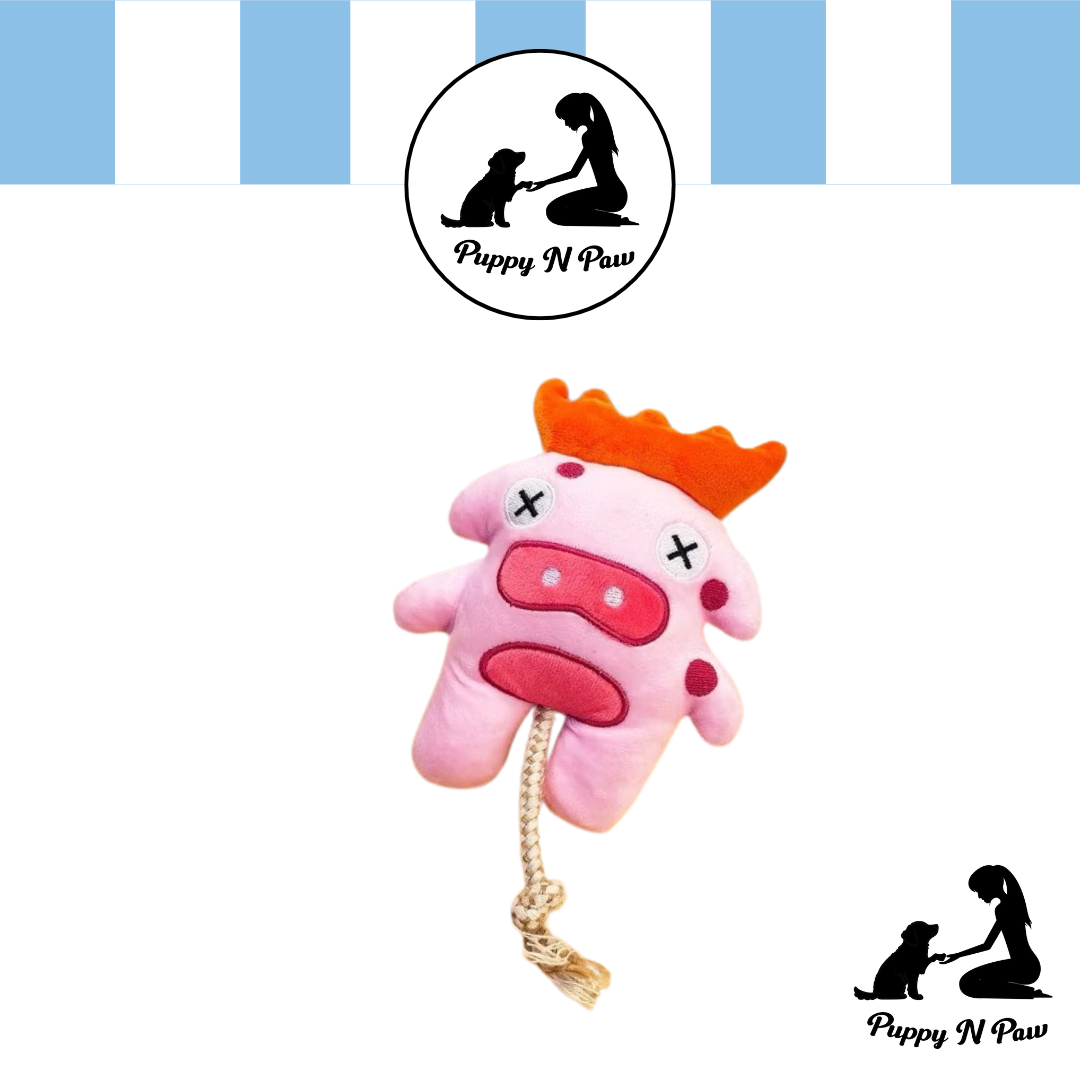 Puppy N Paw 4 Monsters Plush Toy for Pets