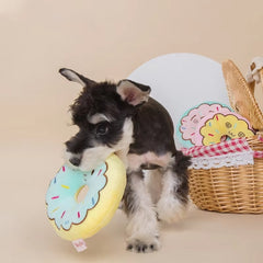 Puppy N Paw Donut Pet Toy for Bite ของเล่นสุนัขรูปโดนัท บีบมีเสียง สำหรับกัด