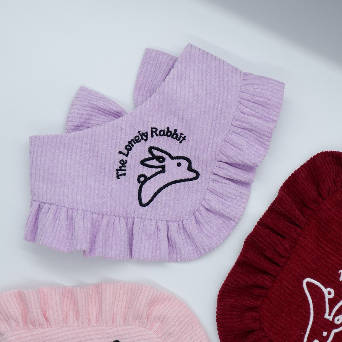 The Lonely Rabbit Fluff Flip Scarf ผ้าผันคอน้องหมาน้องแมว เป็นได้ทั้งโบว์หรือผ้าผันคอ  มี 7 สี