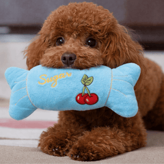 Puppy N Paw Sweet Candy Plush Toy ตุ๊กตาของเล่นสุนัขทรงลูกอม