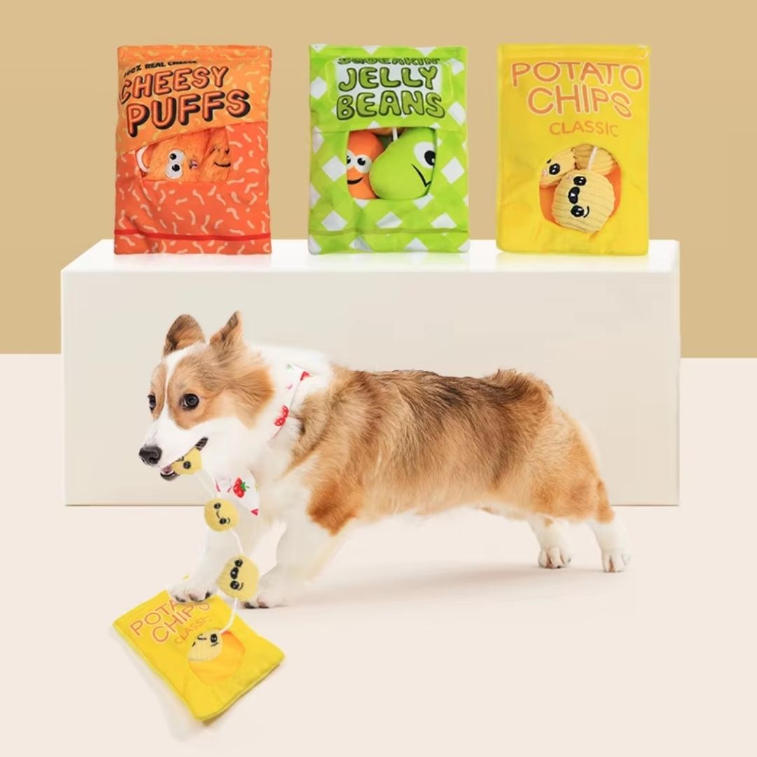 Puppy N Paw Squeaky Snack - ของเล่นซ่อนขนมหมา