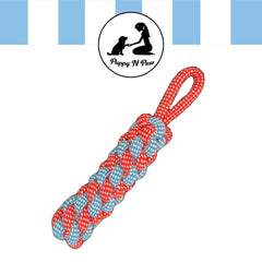 Puppy N Paw Fun Rope Bite Resistant for Pets -  ของเล่นเชือกถักสำหรับสุนัข
