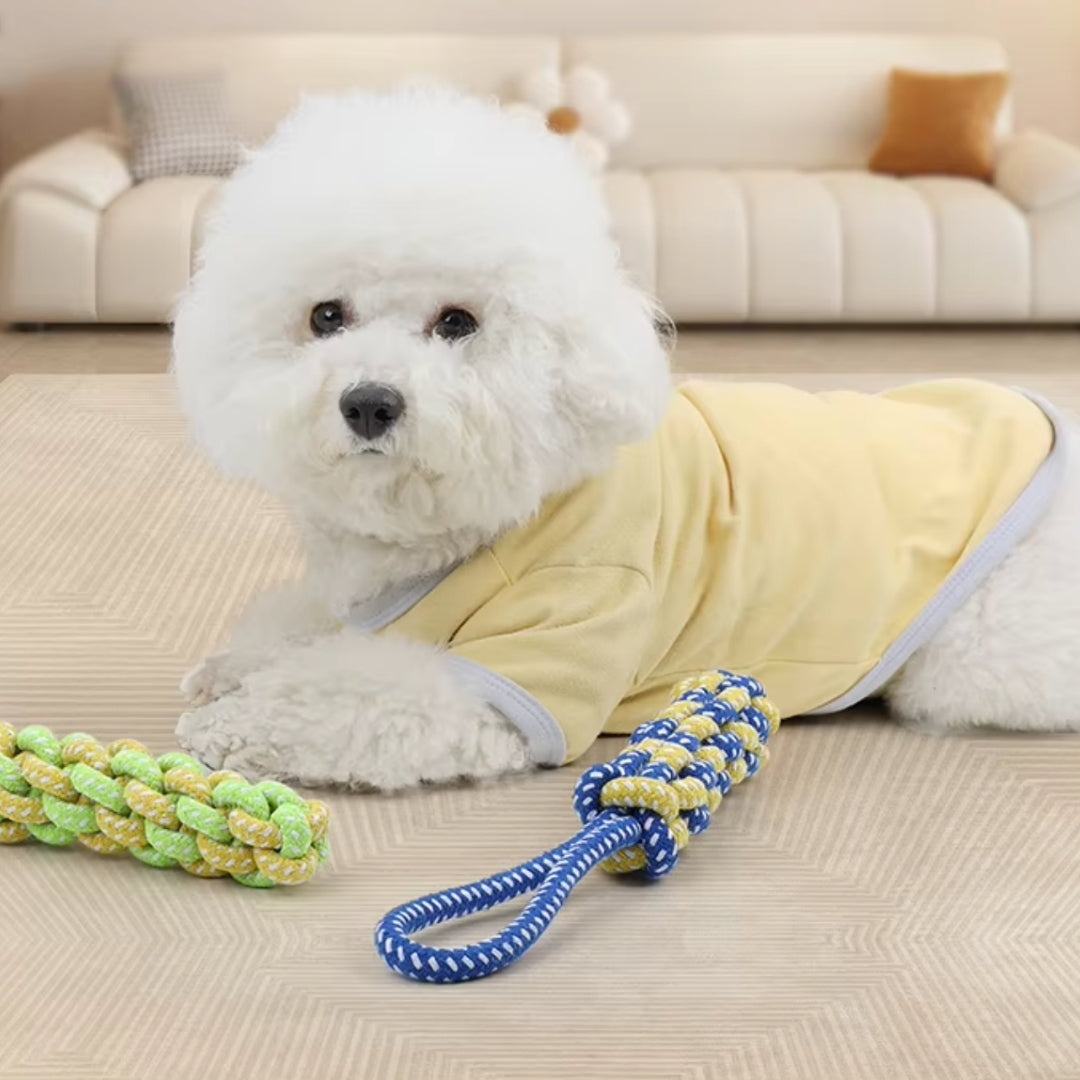 Puppy N Paw Fun Rope Bite Resistant for Pets -  ของเล่นเชือกถักสำหรับสุนัข