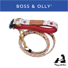 Boss & Olly - Autumn Leaves Active Harness รัดอก สายจูง สำหรับสุนัขและแมว Leash and Harness for Dog and Cat