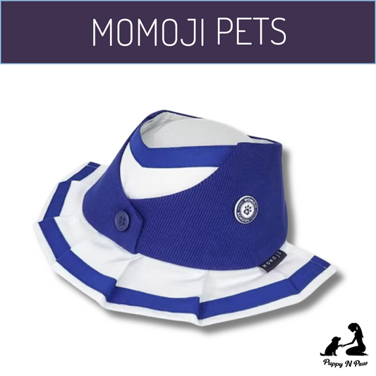 Momoji Dionysis Girls Bib - Azure Blue