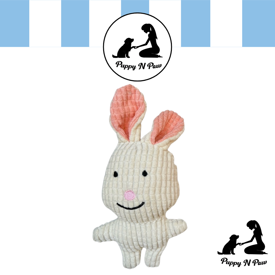 Puppy N Paw Animal Big Head 4 Plush Toy with Squeaky for Pets