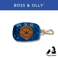 Boss & Olly - Batik Blue รัดอก สายจูงสำหรับสัตว์เลี้ยง สุนัข แมว Leash and Harness for Dog and Cat