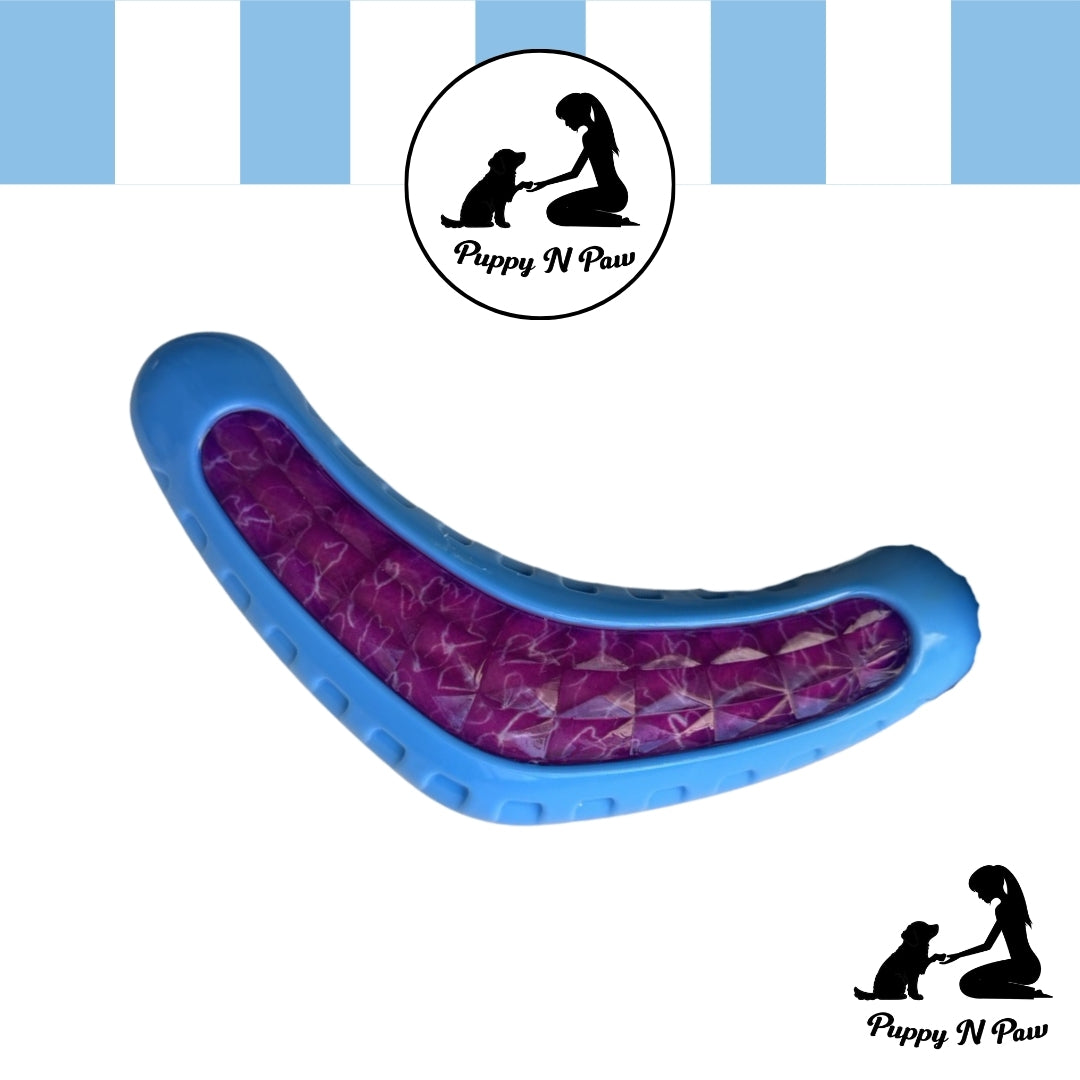 Puppy N Paw Boomerang Bite Toy - ของเล่นยางทรงบูมเมอแรง