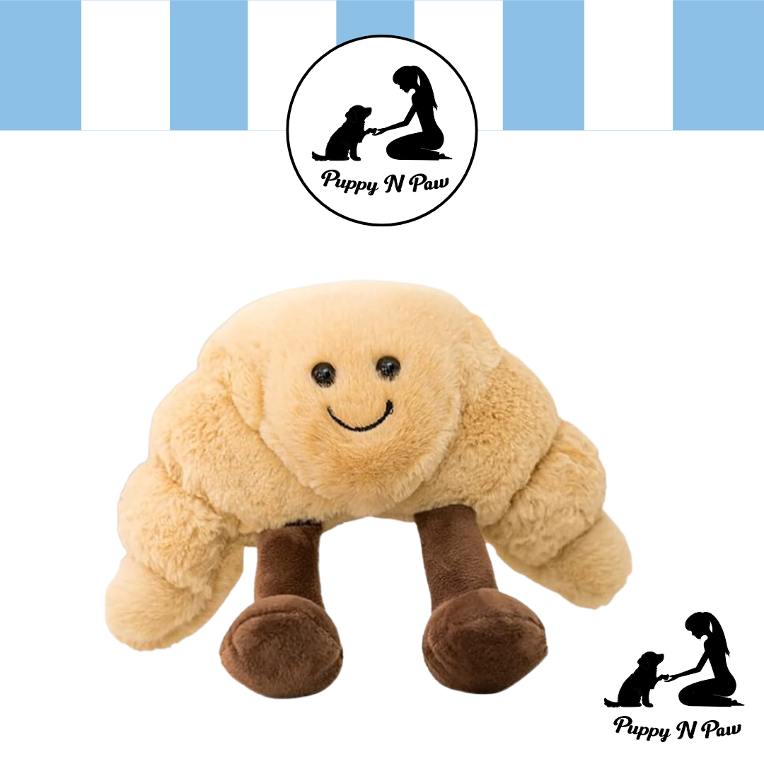 Puppy N Paw Breakfast Bread Dog Toy