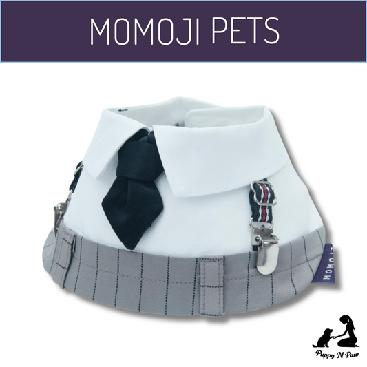 Momoji George Bib - Carbon Grey